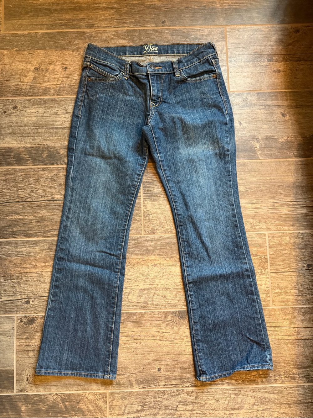Old Navy Women's Medium-Dark Blue Bootcut Jeans